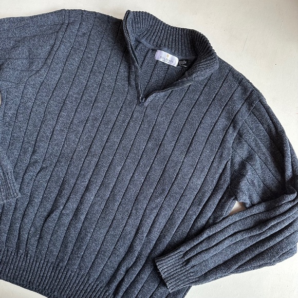 Vintage Bill Blass 1/4 Zip Pullover Sweater - Picture 2 of 5